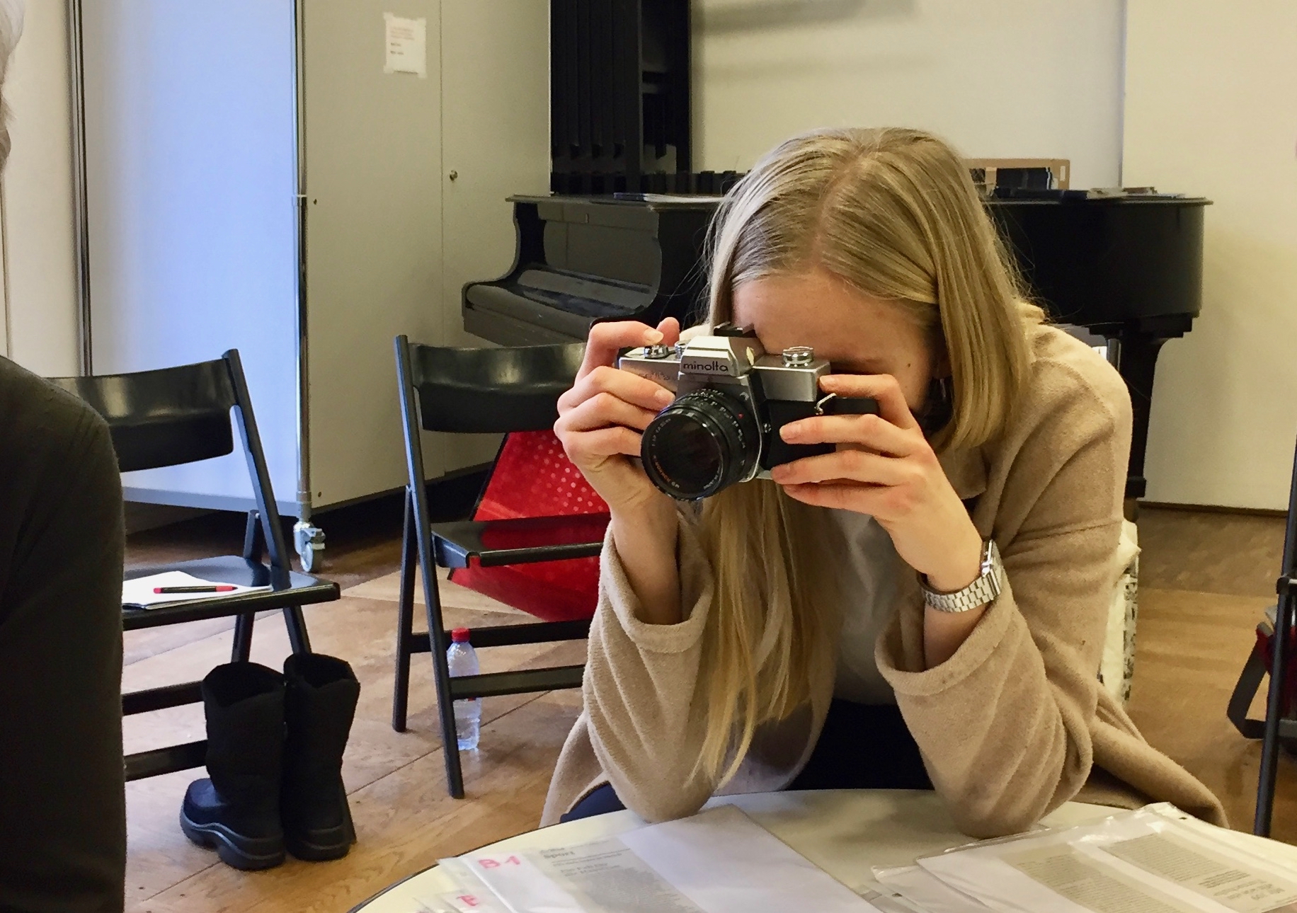 Die Fotografin Jana Sofie Liebe begleitete den Nachmittag mit einem eigenen Kursprogramm.