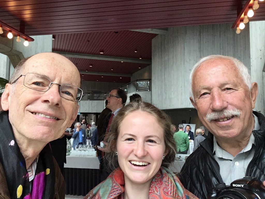 Ein Selfie am Anlass: Jürg Krebs, Livia Thurian und Walter Winkler. 