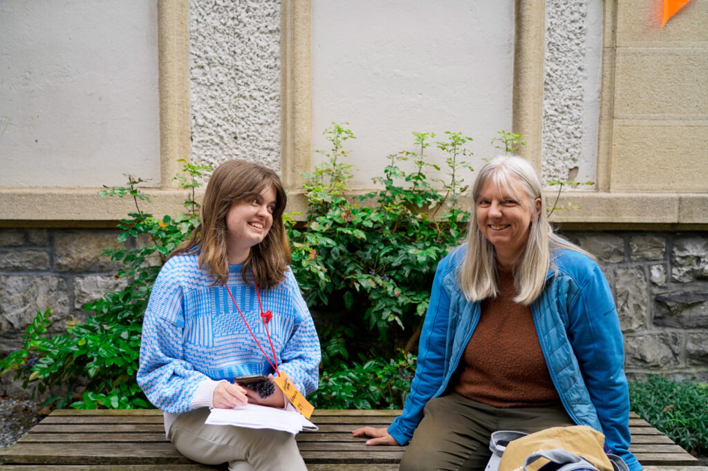 Reporterin unterwegs …