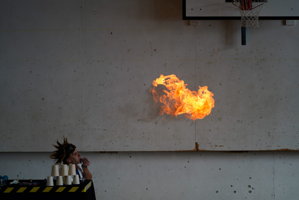 Feuer in der Alten Turnhalle?