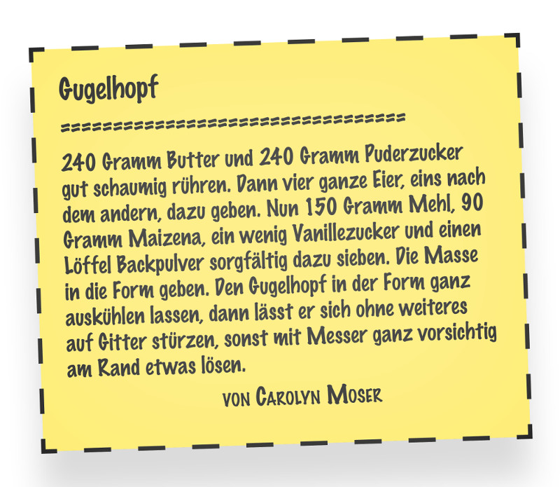 Hopf, Torte – ab in die Küche!