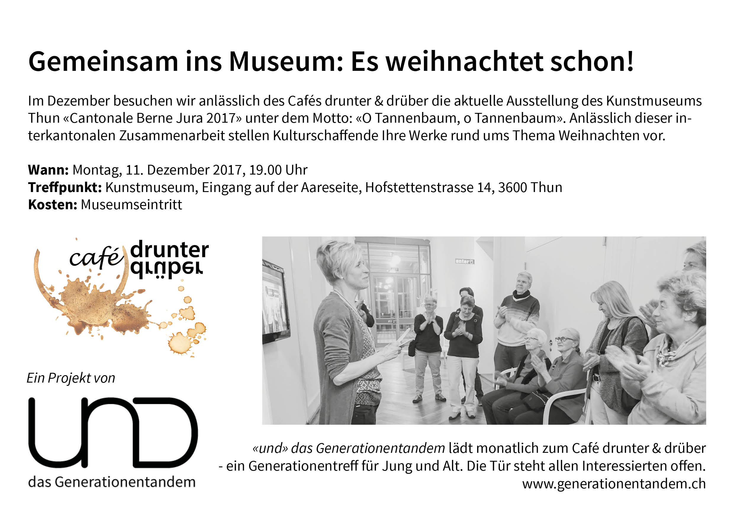Gemeinsam ins Museum: Es weihnachtet schon!