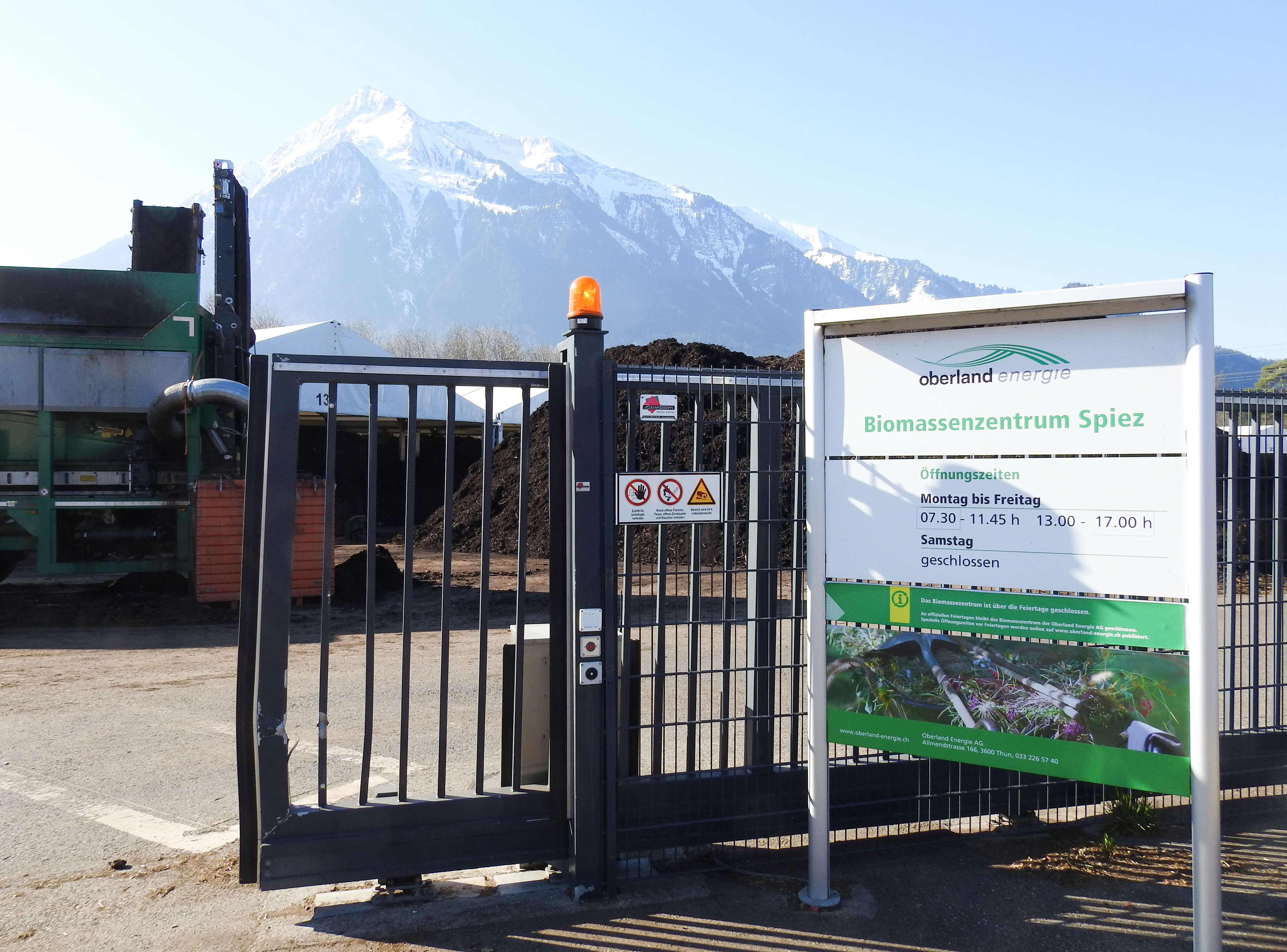 Energiegewinnung aus Grünabfall