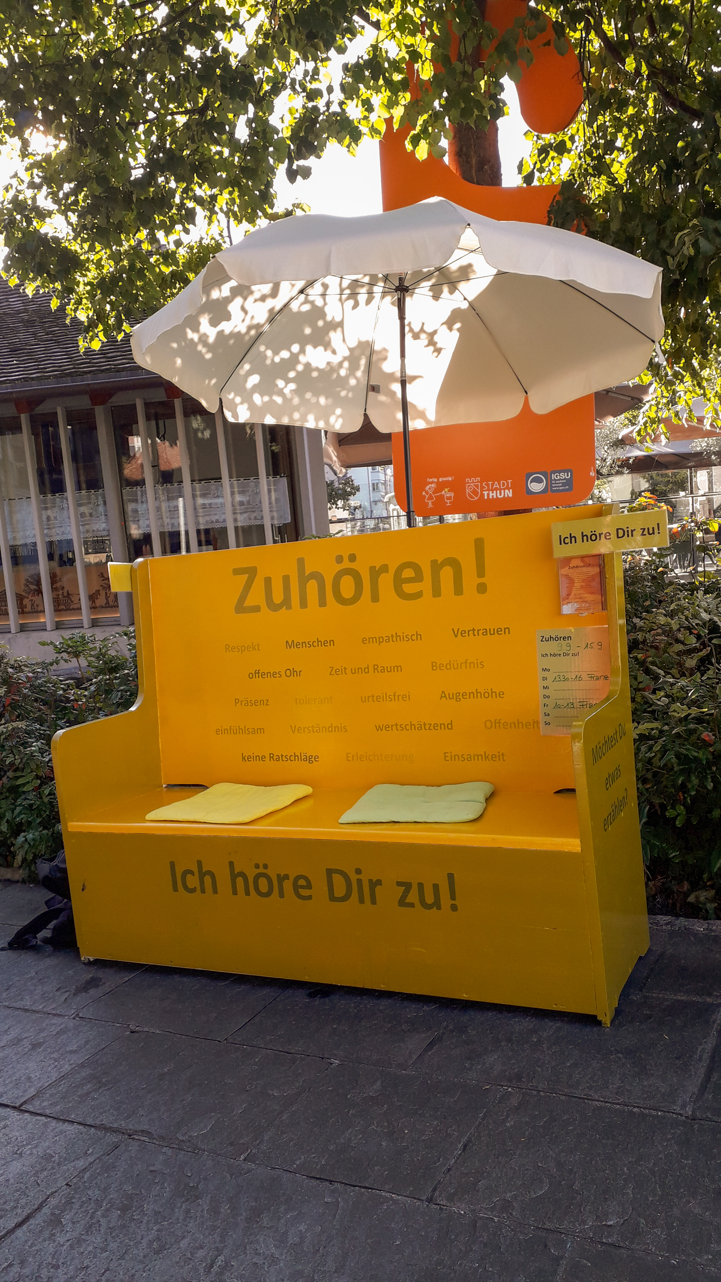 Zuhörbänkli – aus eins mach zwei, mach viele