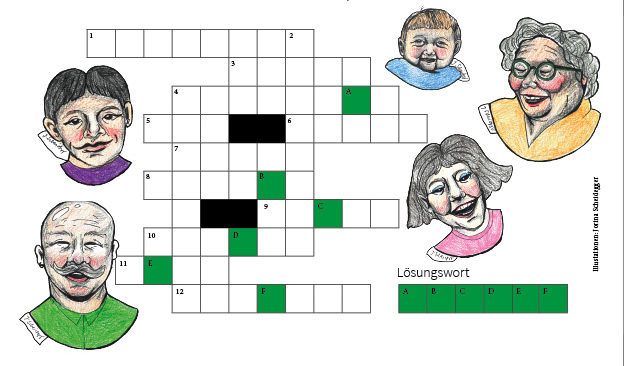 Kreuzworträtsel zu «Humor»