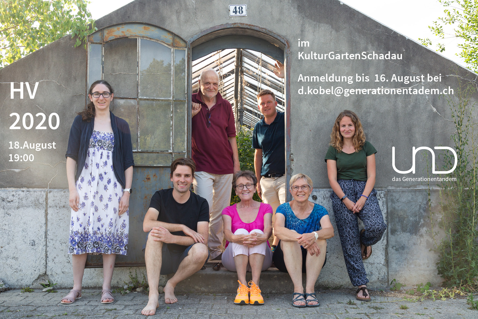 UND in der Orangerie: Hauptversammlung 2020