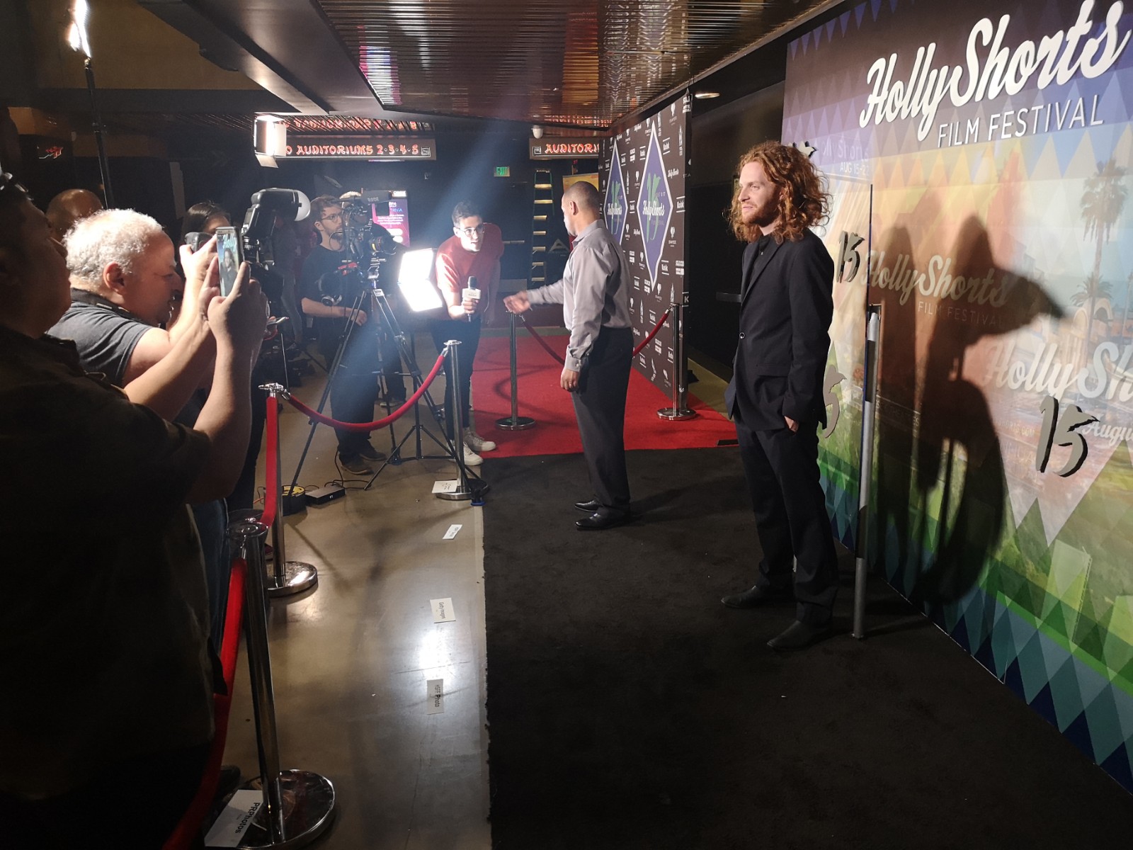 Roter Teppich für David Oesch