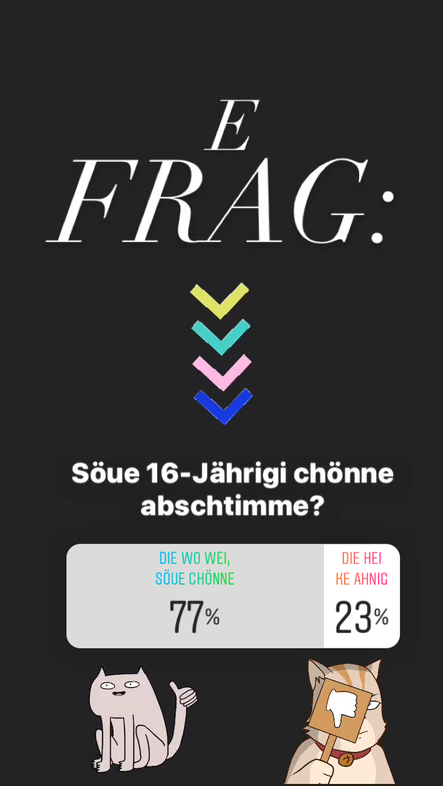 Stimmrecht ab 16 Jahren? «Mal ehrlich: Ich bin manchmal besser im Bild als meine Eltern!»