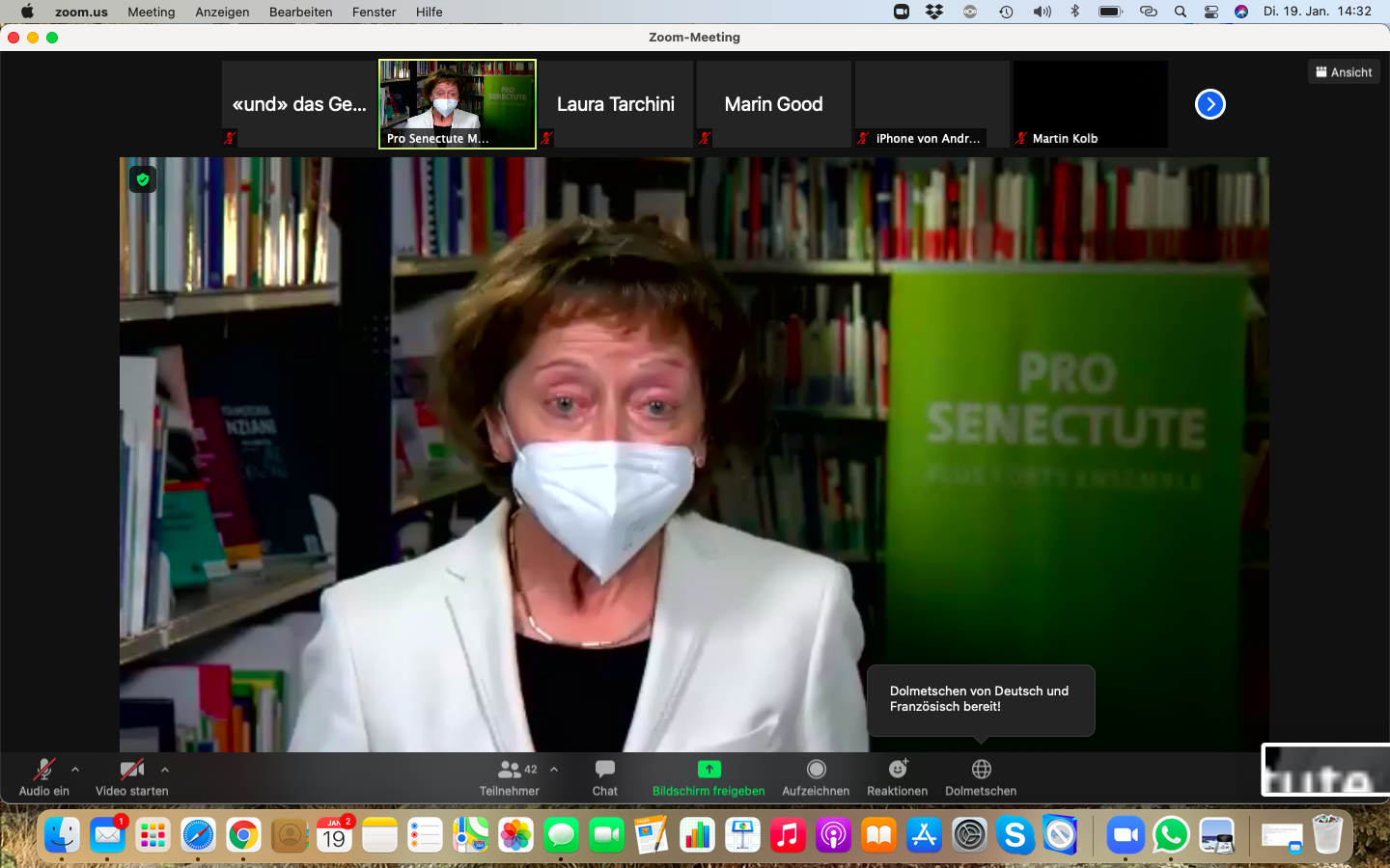 Pro Senectute: Impfaufruf an SeniorInnen