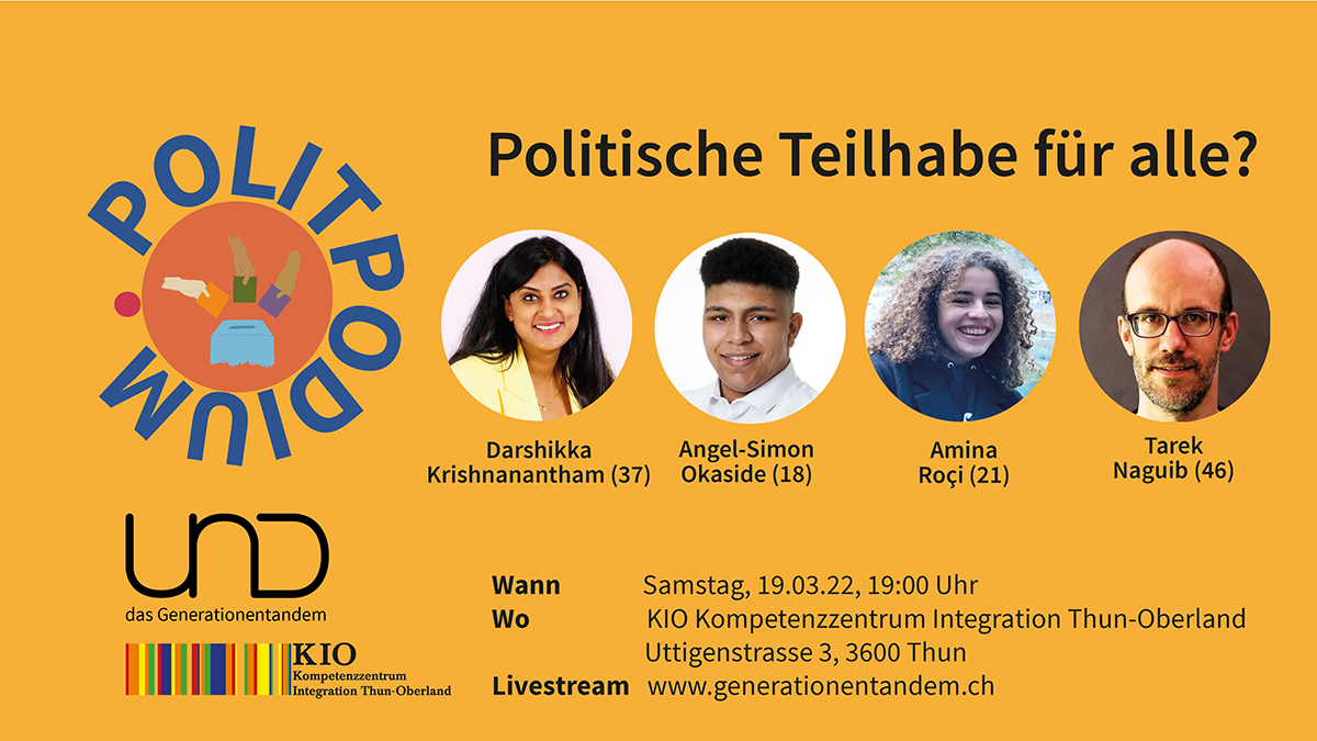 Politische Teilhabe für alle: Podium im Rahmen der Aktionstage gegen Rassismus zum Nachschauen