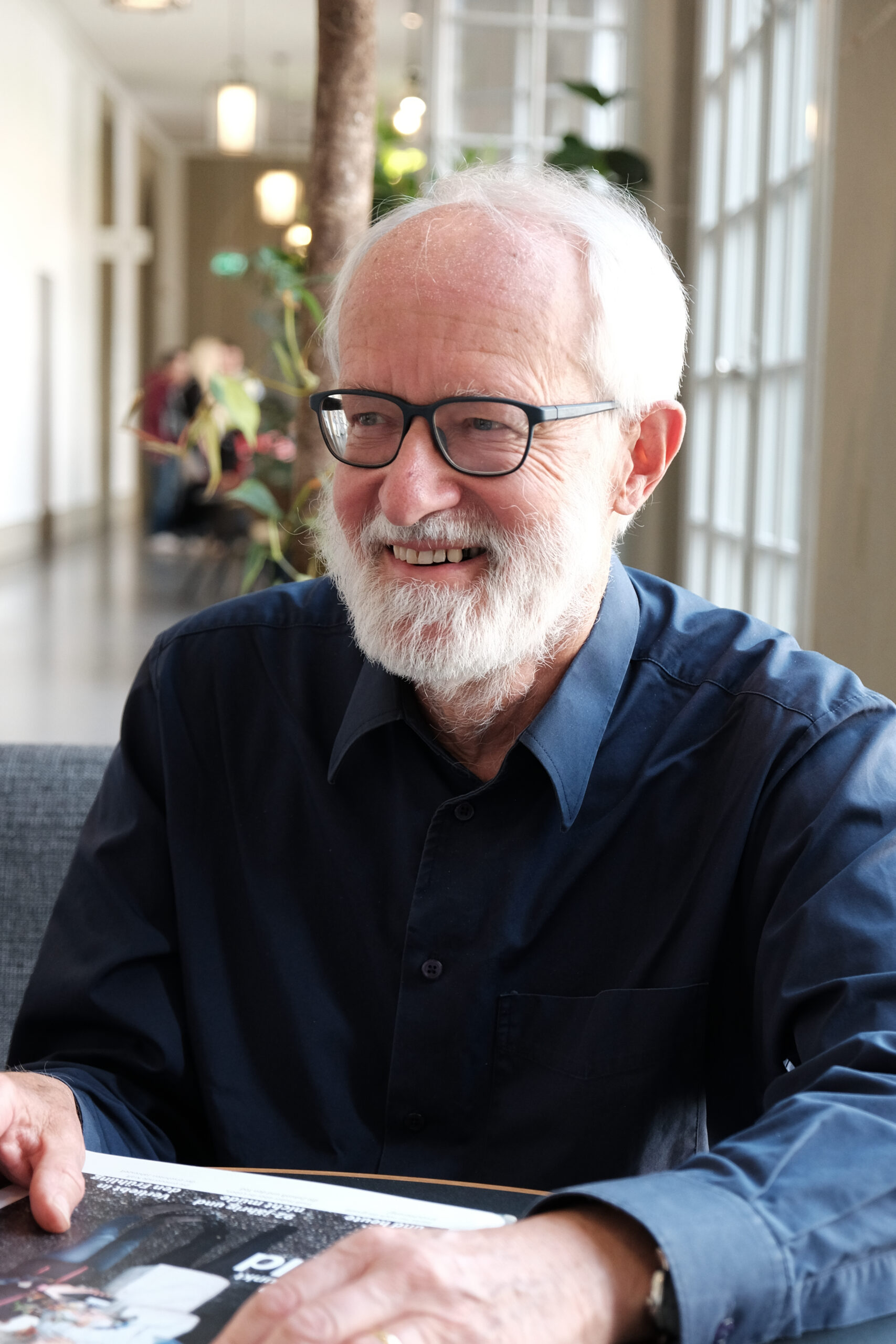 Heinz Gfeller: der Betreuer der Maturarbeit, mit der alles begann