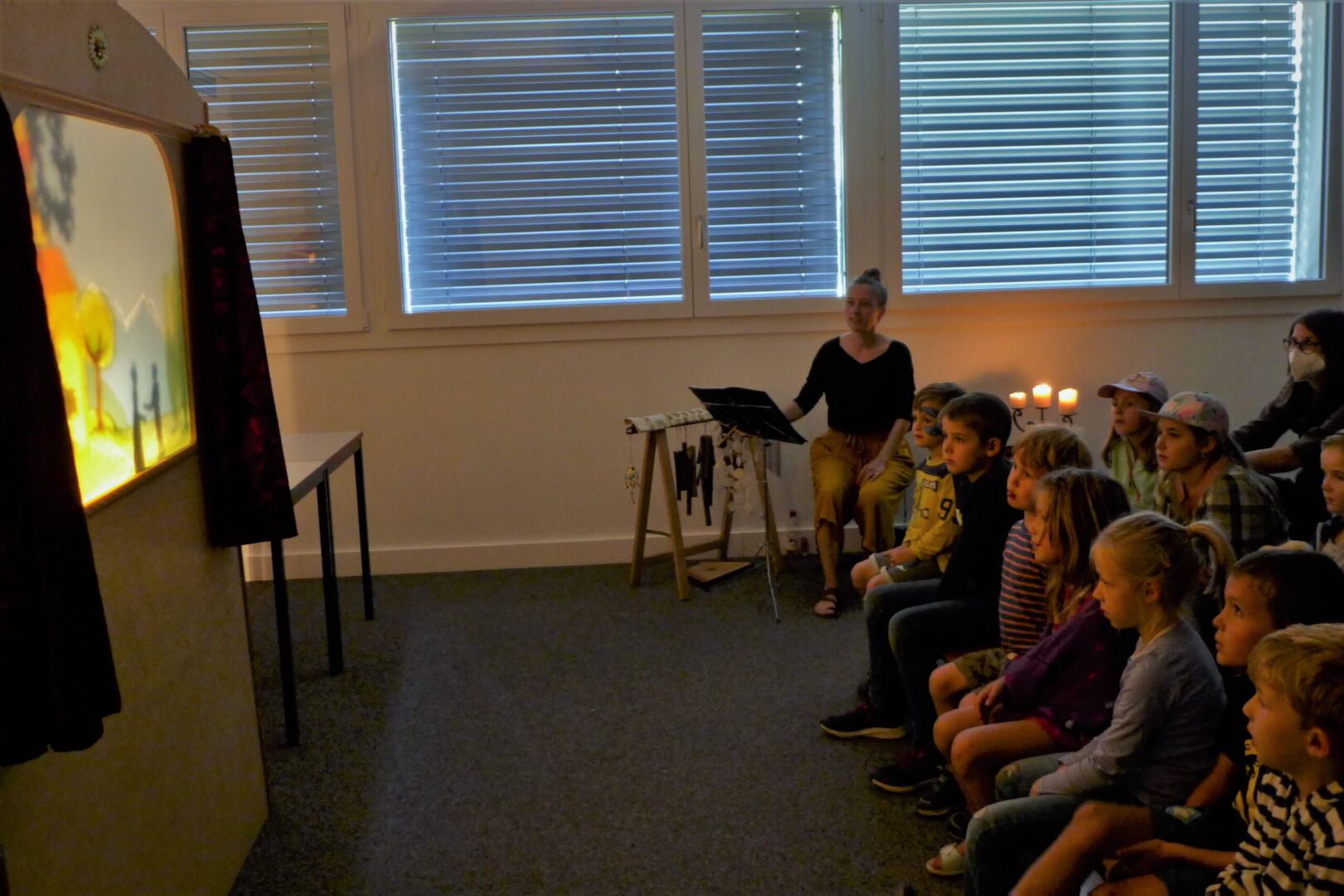 Farbiges Schattentheater Kassiopeia