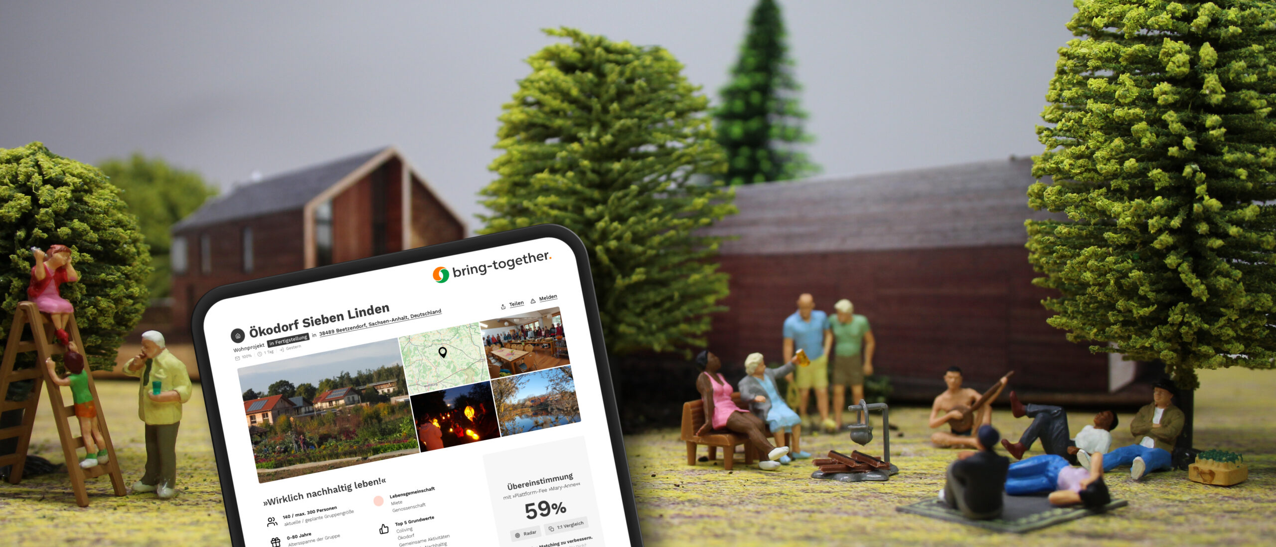 Gemeinsam Wohnen leicht gemacht: Bring-Together verbindet Suchende und Projekte