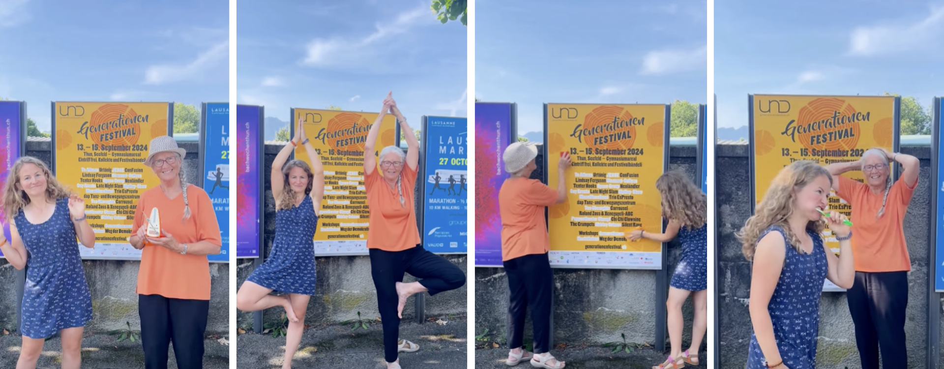 Mini-Videos zum Generationenfestival: Die orangen Tage kommen!